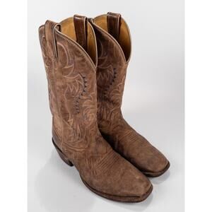 Nocona Legacy MD2711 Western Boots Mens Size 8 D Brown Leather Square Toe